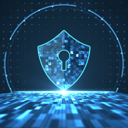 A shield icon with a keyhole.